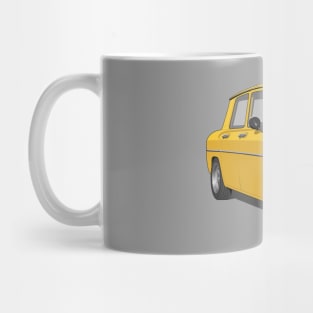 Renault R8 Gordini yellow Mug